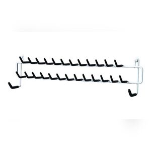 ClosetMaid Epoxy coated steel 8051 Tie and Belt Rack, White, 3.5